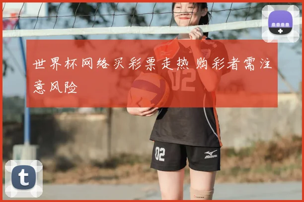 世界杯网络买彩票走热 购彩者需注意风险