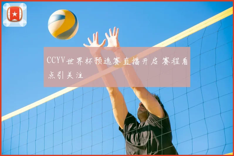 CCYV世界杯预选赛直播开启 赛程看点引关注